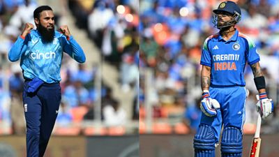 Virat Kohli's spin woes continue ahead of Champions Trophy as Adil Rashid makes Indian superstar his bunny by dismissing him 11 time Virat Kohli and Adil Rashid in frame