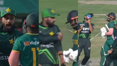 After Shaheen Afridi fight, Saud Shakeel and Kamran Ghulam try to instigate things with Temba Bavuma with unnecessary celebration - WATCH Saud Shakeel and Kamran Ghulam's animated celebration in front of Temba Bavuma