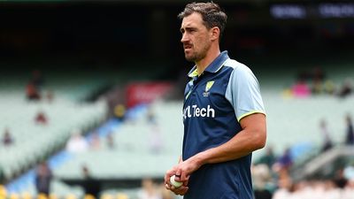 Alyssa Healy speaks on reason behind Mitchell Starc withdrawing from Champions Trophy 2025, says 'suggested maybe I was pregnant but I...' Mitchell Starc in frame