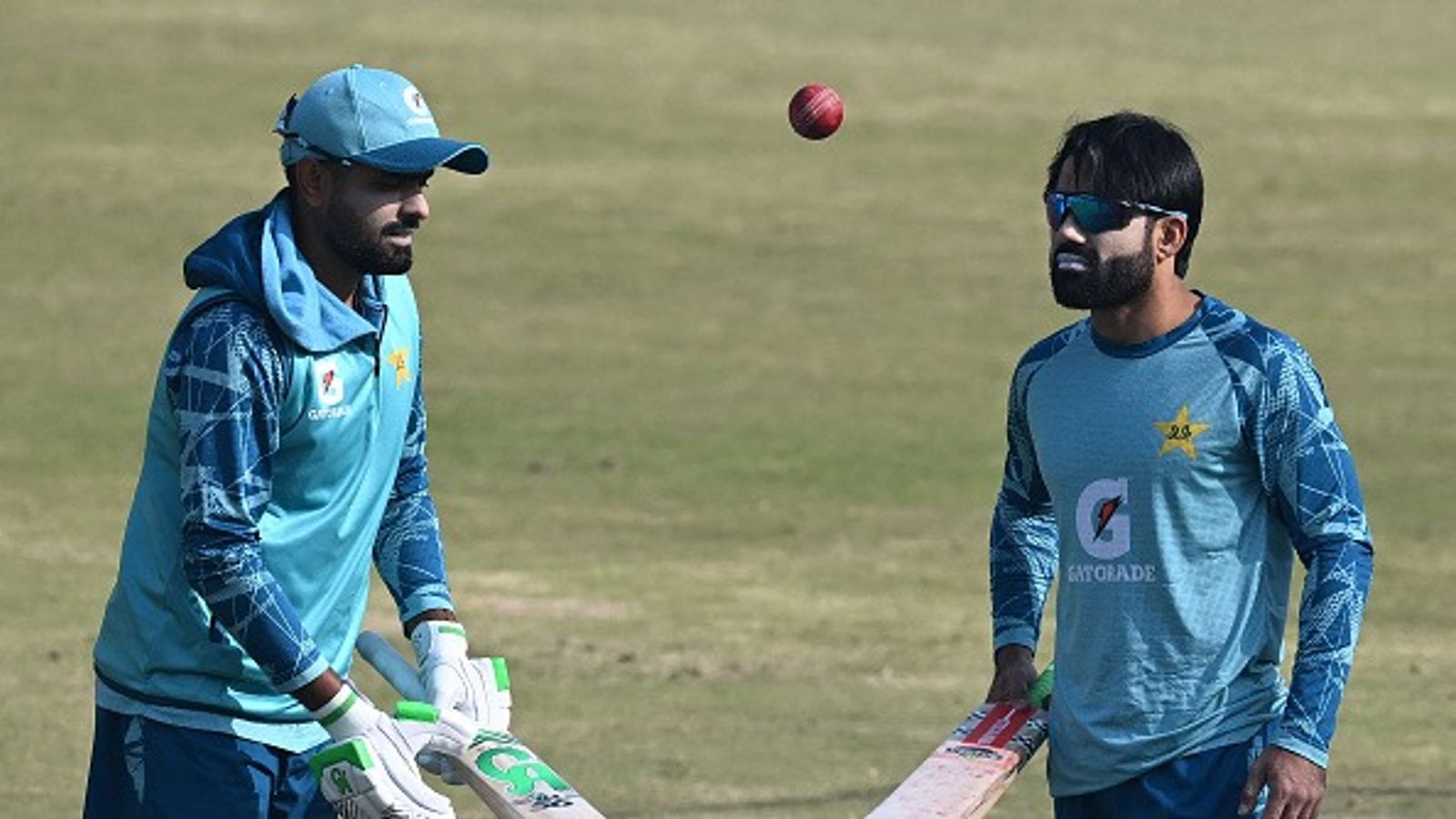 'There is obviously an additional pressure because of it...': Mohammad Rizwan's take on Babar Azam's lean patch ahead of Champions Trophy Babar Azam and Mohammad Rizwan attending a practice session