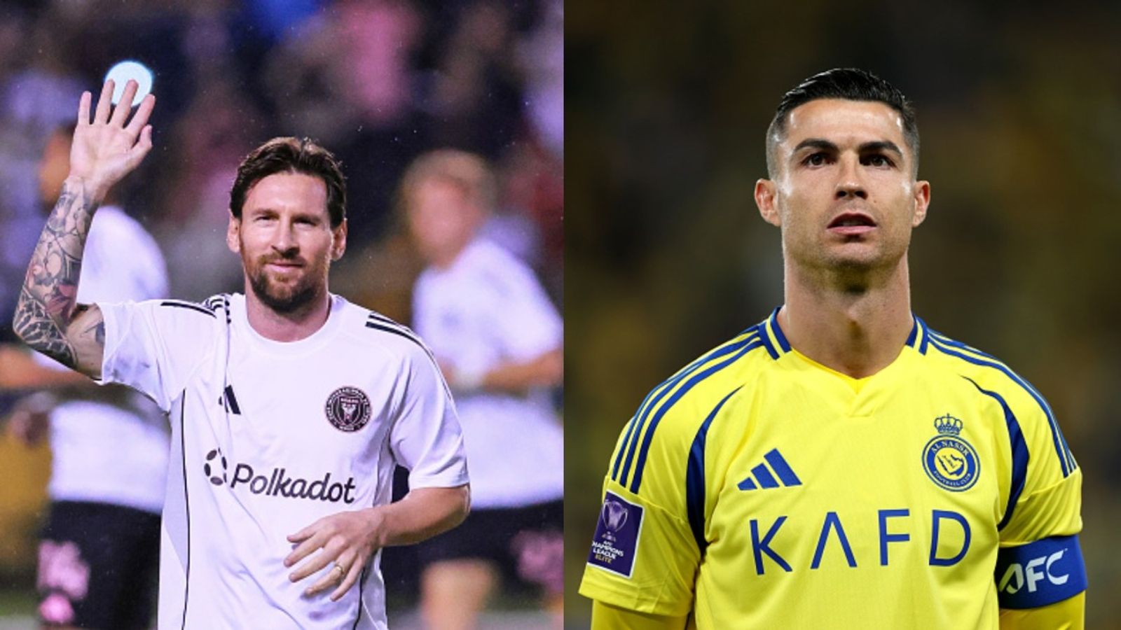 Cristiano Ronaldo vs Lionel Messi debate: Ex-Real Madrid star picks his loyalty Lionel Messi and Cristiano Ronaldo in the frame (via Getty)