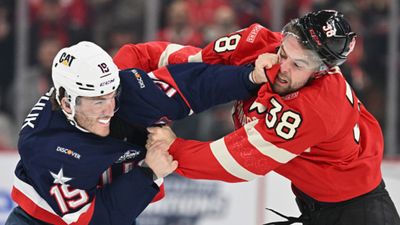 USA and Canada hockey game kicks off with three fights in the first nine seconds SportsTak