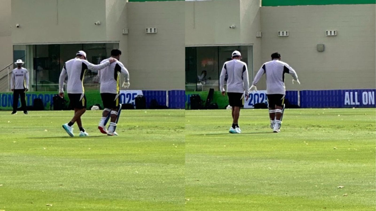 Rishabh Pant injured? Hardik Pandya hits star player in the knee during first practice session in Dubai Rishabh Pant injured? Hardik Pandya hits star player in the knee during first practice session in Dubai