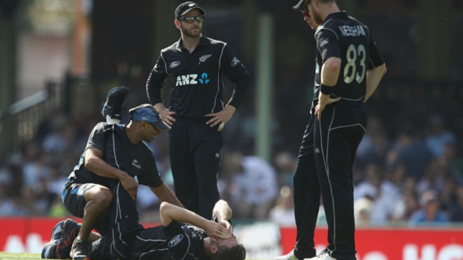 New Zealand's star player ruled out of Champions Trophy 2025, 30-year-old pacer named replacement ahead of opener vs Pakistan Lockie Ferguson of New Zealand receives attention for an injury during game one of the ODI series between Australia and New Zealand at Sydney Cricket Ground on December 4, 2016 in Sydney, Australia.