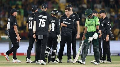 Will Young, Tom Latham's centuries hand host Pakistan bitter reality check as New Zealand record 60-run win in Champions Trophy's opener New Zealand's Mitchell Santner celebrates the wicket of Pakistan's Tayyab Tahir during the Champions Trophy 2025 clash in Karachi