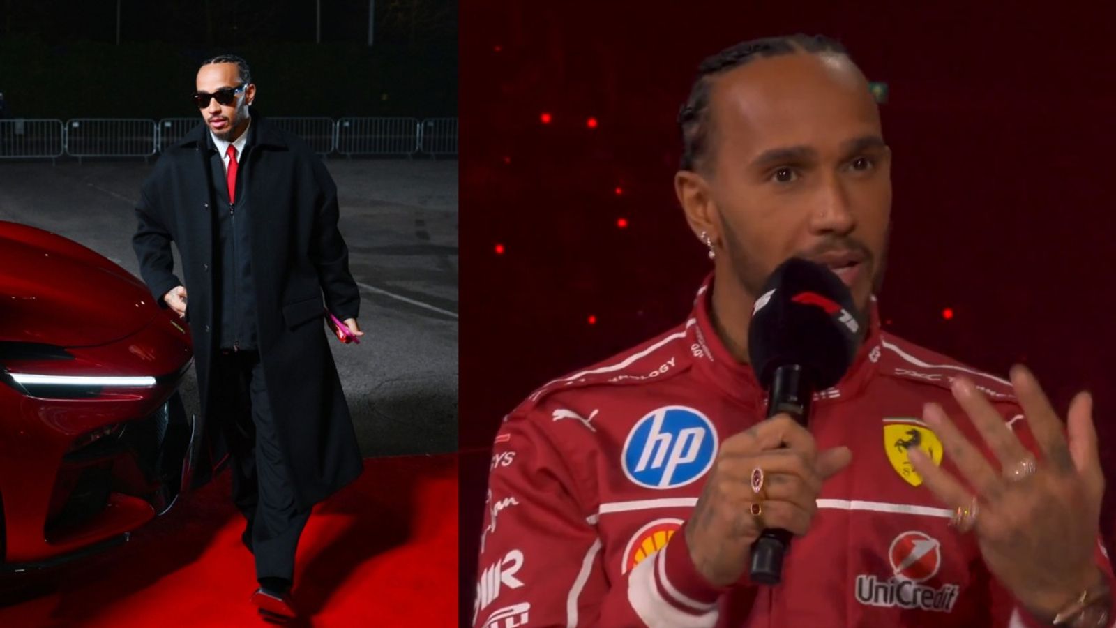 Lewis Hamilton shares his excitement during Ferrari's first public appearance says, 'invigorated' Lewis Hamilton shares his excitement during Ferrari's first public appearance says, 'invigorated'