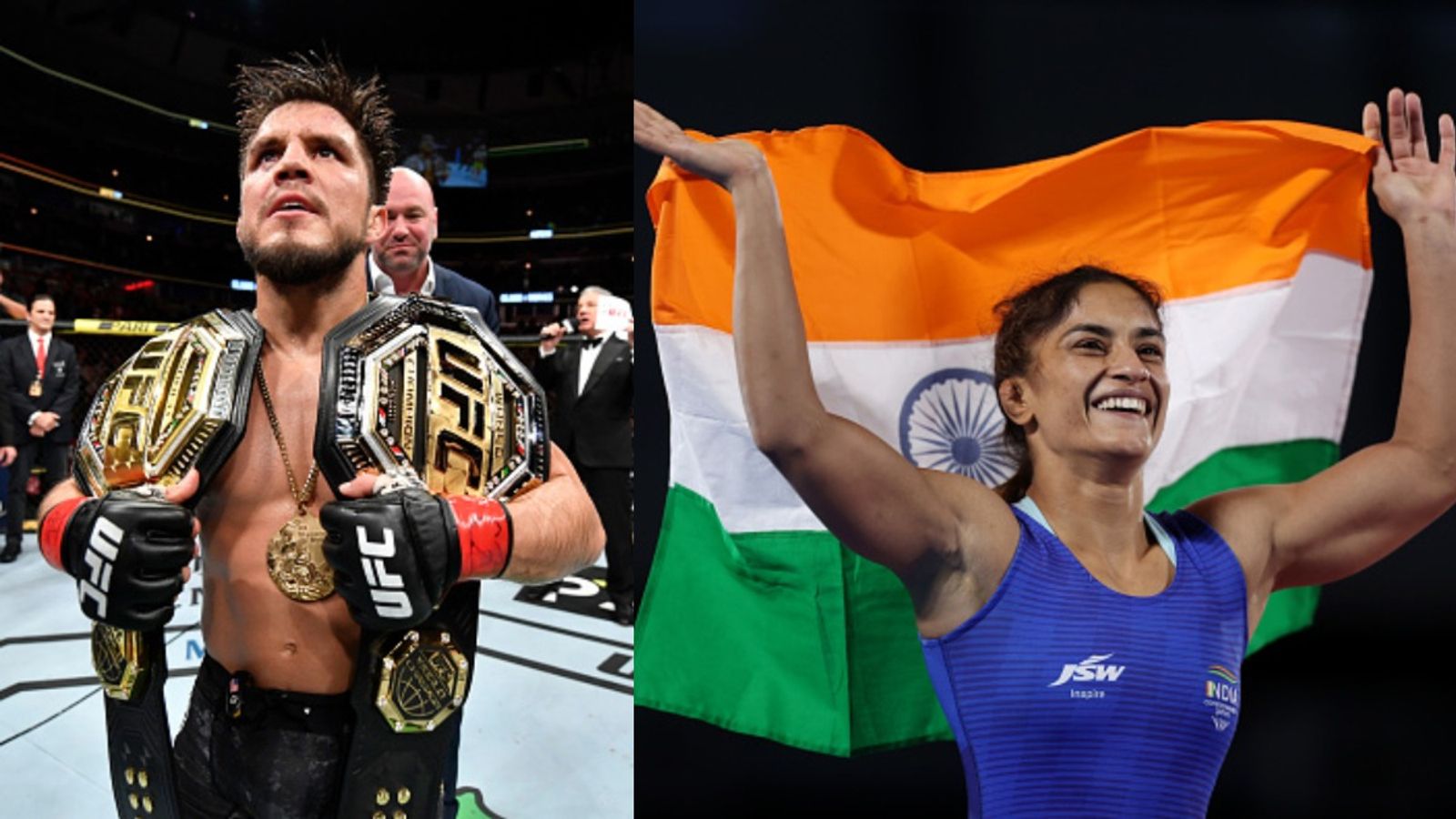 American Olympic Gold medalist wrestler hails India's Vinesh Phogat who nearly missed a medal at Paris Olympics 2024 says,' Imagine if she had won, would have changed Indian wrestling forever' Henry Cejudo and Vinesh Phogat in the frame