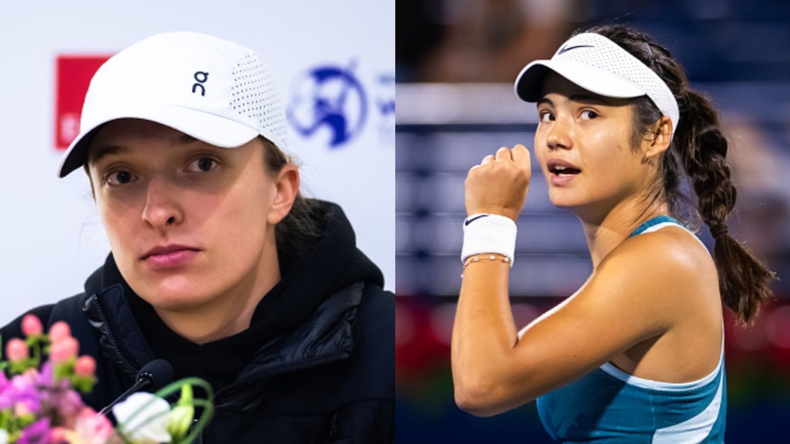 "WTA banned this person": Iga Swiatek stirs controversy with shocking accusation regarding Emma Raducanu's Dubai campaign Iga Swiatek and Emma Raducanu in the frame