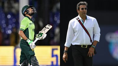 'A man had a fight with his wife and left the house in anger': Wasim Akram explains Babar Azam's situation after his slow knock cost Pakistan match vs NZ Pakistan's Babar Azam (L) and legendary pacer Wasim Akram in frame