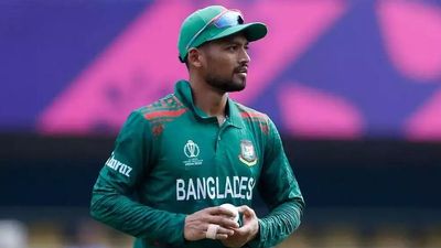 'If we had taken those chances, the result could have been different': Captain Najmul Hossain Shanto rues Bangladesh's blunders which cost them match vs India Bangladesh captain Najmul Hossain Shanto in frame