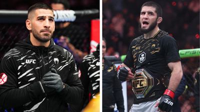 Islam Makhachev vs Ilia Topuria: UFC Lightweight Fighter Reveals Juicy Rumor He Heard Ilia Topuria and Islam Makhachev in the frame.