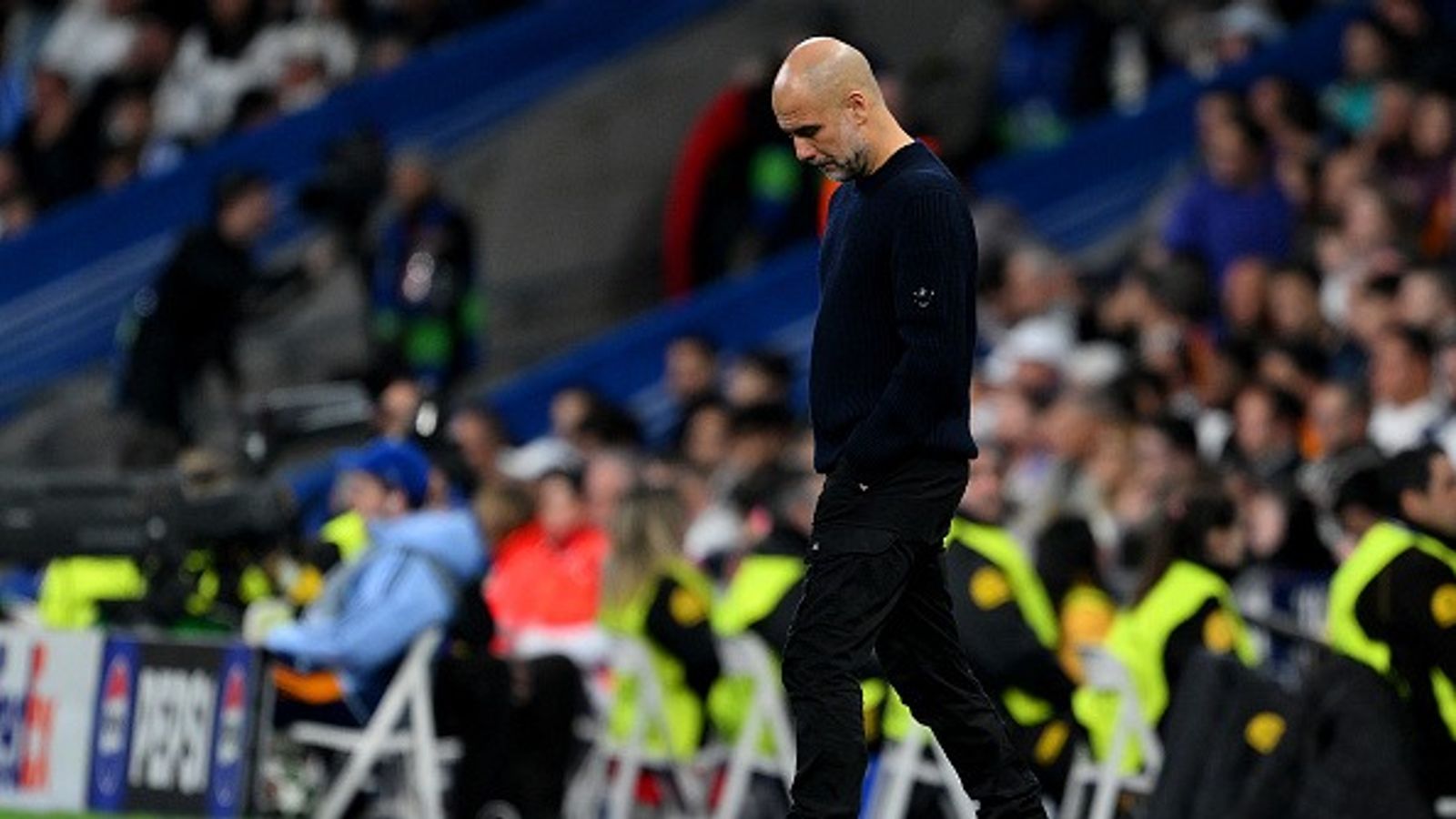 'That’s my plan': Pep Guardiola Opens Up About His Future with Manchester City Following Disappointing Loss Against Real Madrid in Champions League Pep Guardiola in the frame.