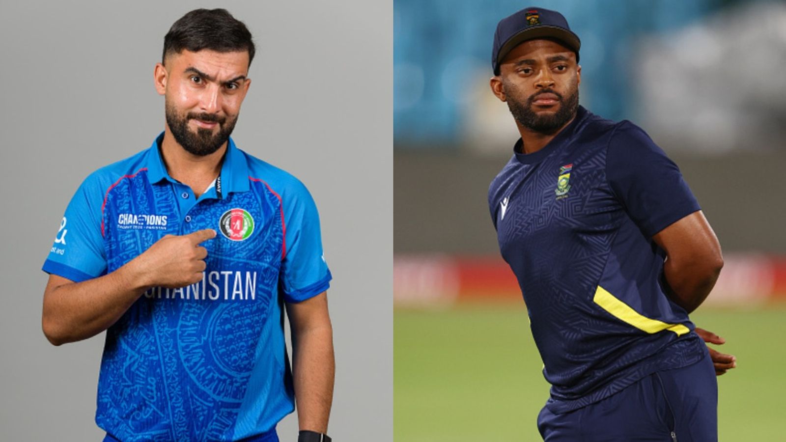 South Africa's explosive star misses out as Temba Bavuma elects to bat first - check playing XIs of both teams Hashmatullah Shahidi and Temba Bavuma in frame