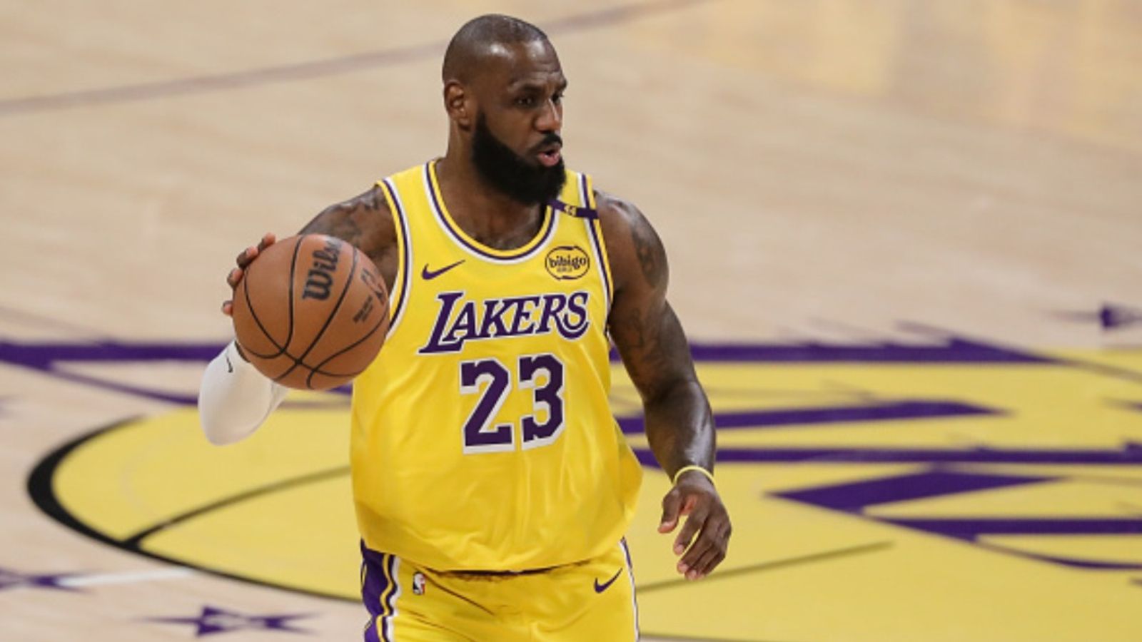 LeBron James reaches another milestone in the NBA all-time record book LeBron James in the frame