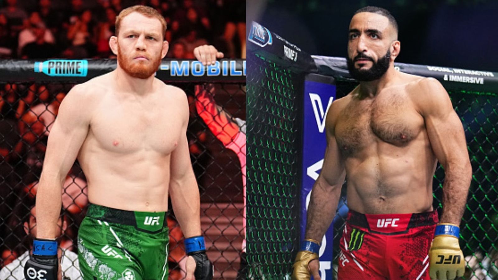 UFC 315 fight card, start time, date and location | Muhammad vs Della Maddalena Belal Muhammad and Jack Della Maddalena in the frame