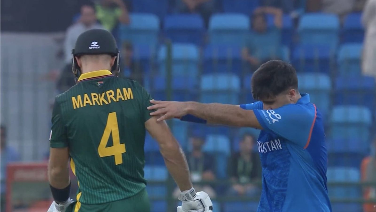 'Not so sure it was friendly': Shaun Pollock reacts to Fazalhaq Farooqi pushing Aiden Markram during Champions Trophy 2025 clash Fazalhaq Farooqi pushes Aiden Markram during Afghanistan vs South Africa clash in Champions Trophy 2025.