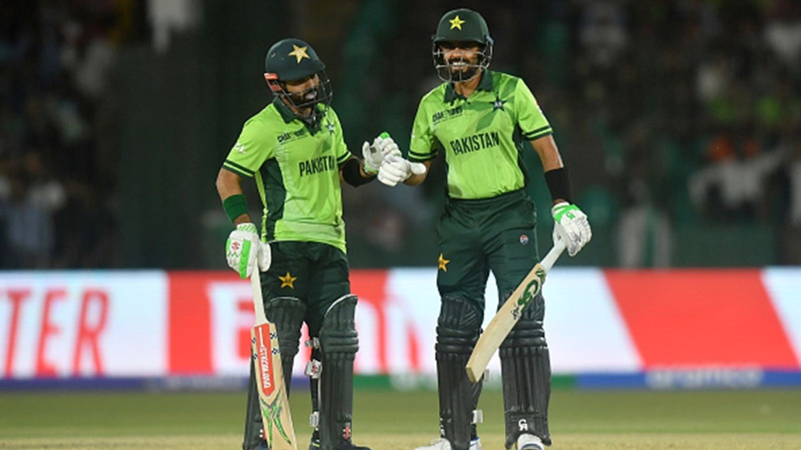 'They have plenty of problems in the team': Irfan Pathan bashes Pakistan's senior players for refraining from playing aggressive modern-day cricket Mohammad Rizwan of Pakistan interacts with teammate Babar Azam during the ICC Champions Trophy 2025 match against New Zealand at National Stadium on February 19, 2025 in Karachi, Pakistan.