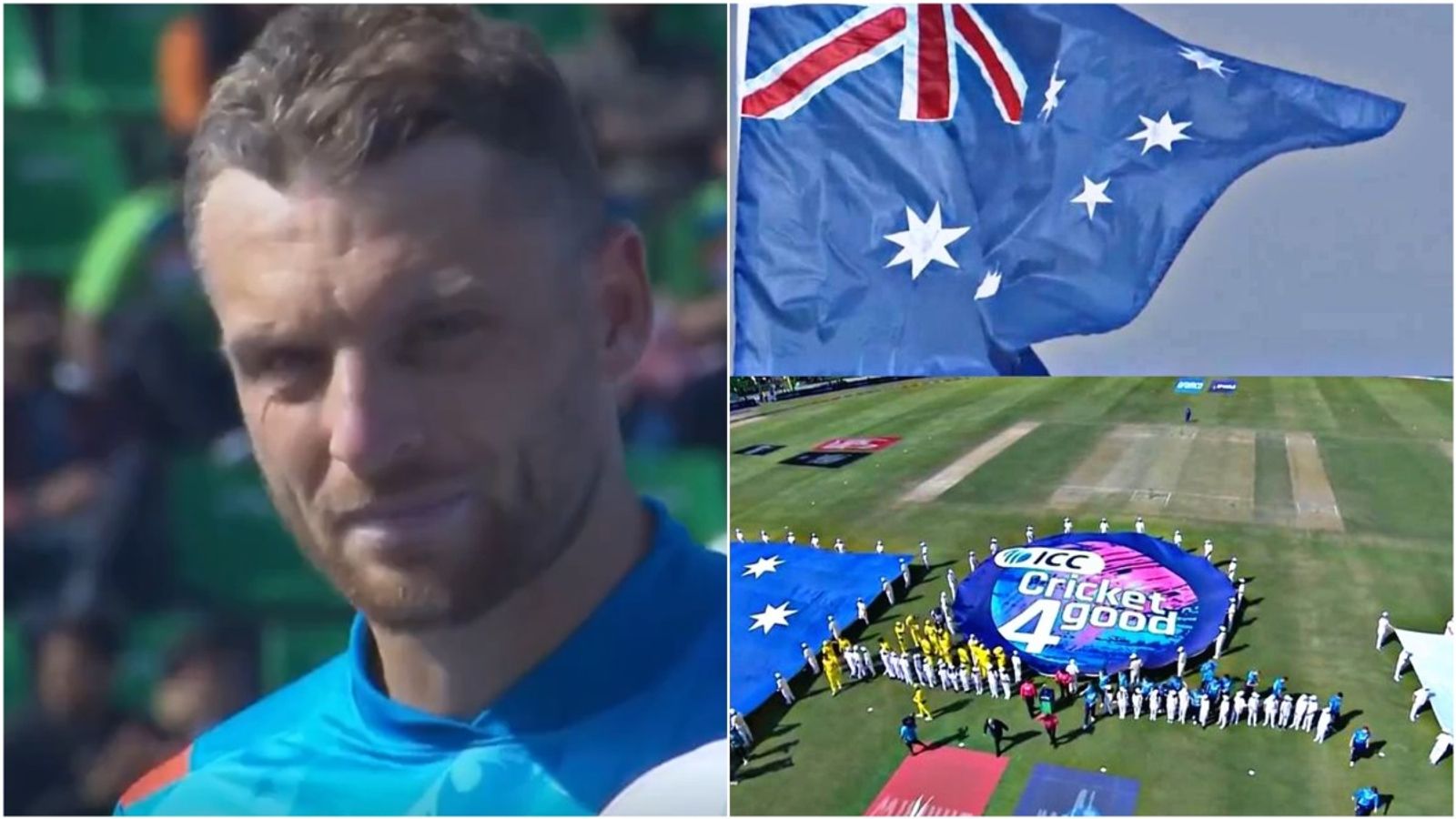 India's national anthem starts playing in Lahore's Gaddafi Stadium ahead of Australia vs England Champions Trophy 2025 clash; video goes viral Jos Buttler ahead of the start of England and Australia's ICC Champions Trophy 2025 encounter at Gaddafi Stadium, Lahore.