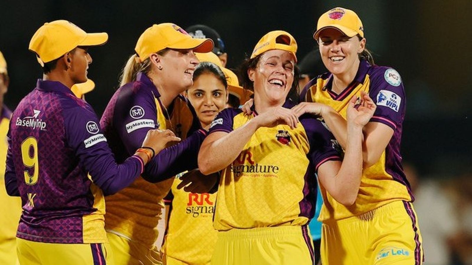 WPL 2025: Chinelle Henry's record fifty, Grace Harris' hat-trick help UP Warriorz stifle Delhi Capitals by 33 runs despite Rodrigues' 56-run bravado UP Warriorz players celebrate with each other after beating Delhi Capitals in WPL 2025 clash
