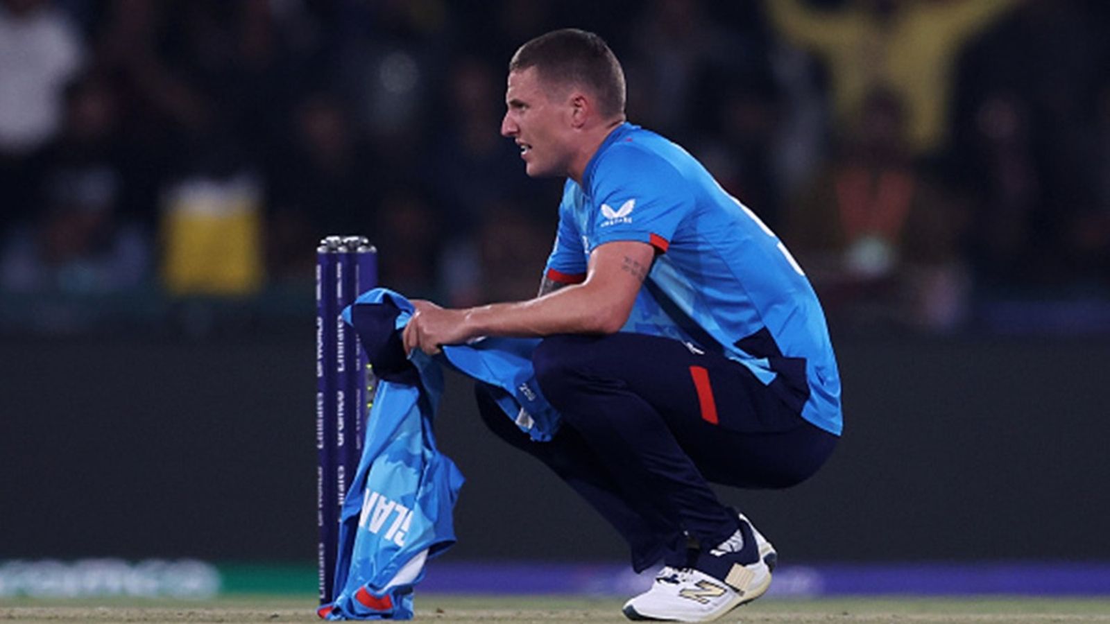 England name spinner with 10 ODI wickets as injured pacer's replacement ahead of ICC Champions Trophy 2025 clash vs Afghanistan Brydon Carse of England during the ICC Champions Trophy 2025 match against Australia at the Gaddafi Stadium on February 22, 2025 in Lahore, Pakistan.