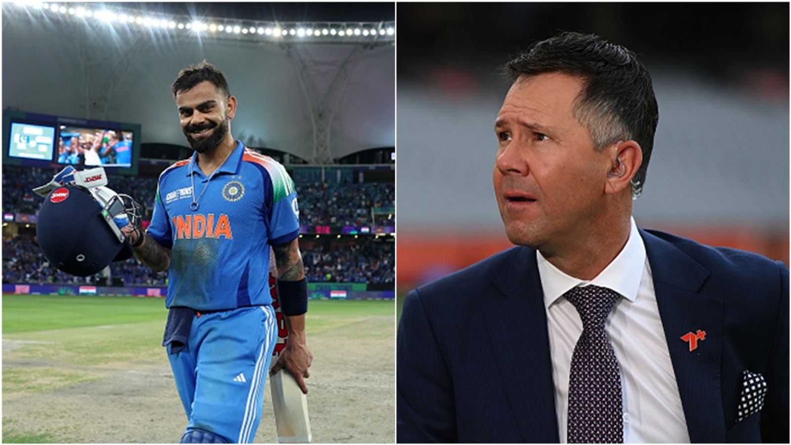 'I don't think I've ever seen a better 50-over player than Virat Kohli': Ricky Ponting vows never to write off 'hungry' India batter after Dubai ton Virat Kohli after finishing the run chase against Pakistan; Australian cricketer-turned-commentator Ricky Ponting.