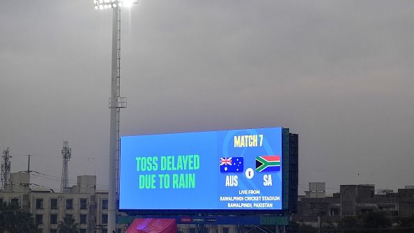 What will happen if rain wash out Australia vs South Africa clash in Champions Trophy 2025? Check Group B's semi-final qualification scenario Rain at Rawalpindi delays AUS vs SA game