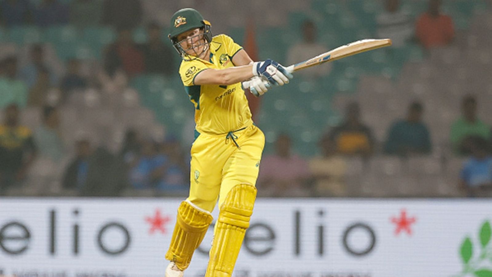 Huge blow to Australia as star player ruled out due to foot injury, wicketkeeper-batter with 13.83 average named replacement Alyssa Healy (c) of Australia plays a shot during game one of the women's T20I series between India and Australia at DY Patil Stadium on January 5, 2024 in Navi Mumbai, India.