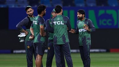 'Cricket will be eventually destroyed when favourites are...': Pakistan's World Cup winning captain lashes out at PCB after team's early exit from Champions Trophy 2025 Mohammad Rizwan speaks to his teammates during a practice session at the Dubai International Stadium in Dubai