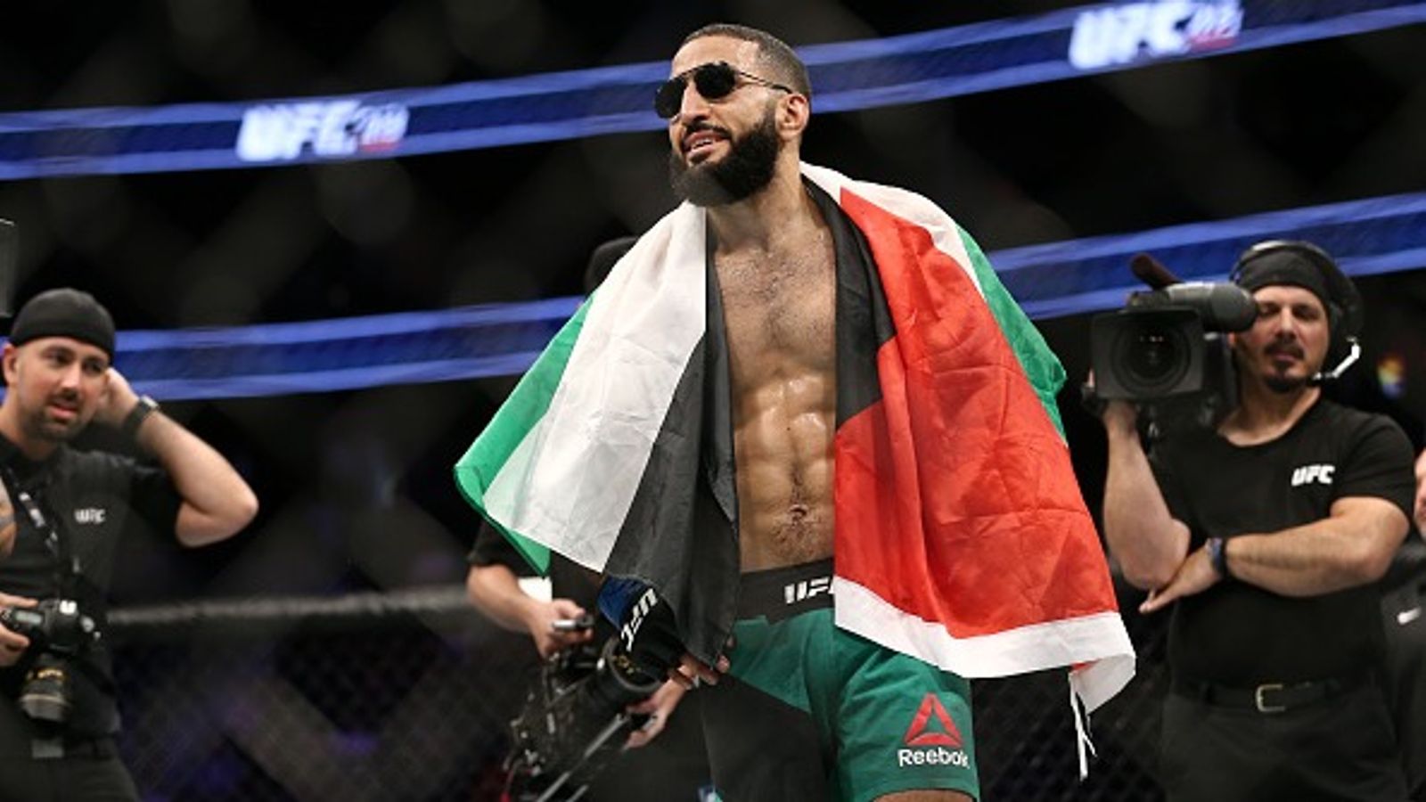 UFC Welterweight Champion Belal Muhammad Leaves Fans Stunned By Calling Himself the 'Best Striker in the Welterweight Division' UFC Fighter Belal Muhammad in the frame.