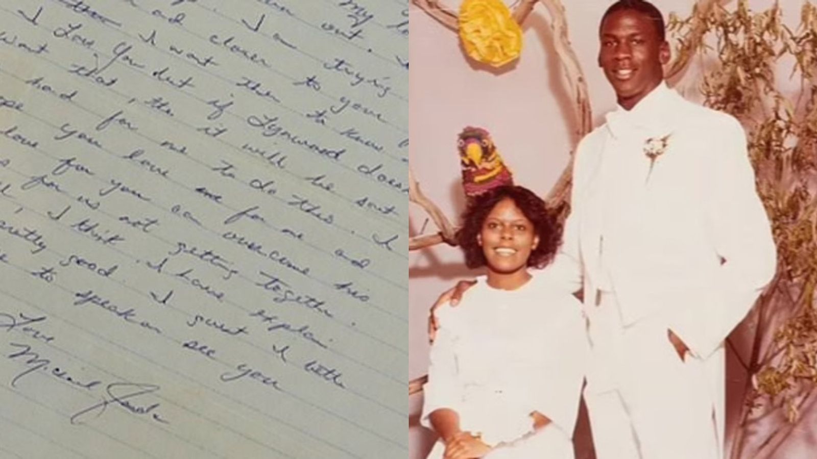 'Laquetta you are my whole life next to basketball': Michael Jordan's 1981 Love letter to high school girlfriend goes up for auction, read here Michael Jordan and Laquetta Robinson in the frame