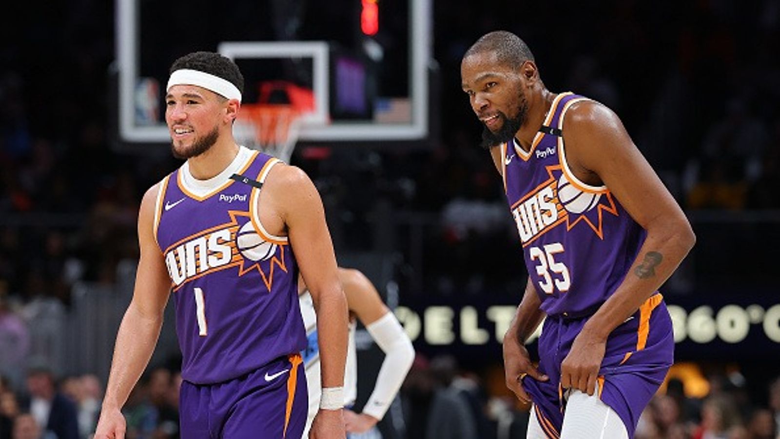 NBA Trade Rumor: Insider Reveals Phoenix Suns' Ambitious Summer Trade Plans to Revamp Entire Roster Devin Booker and Kevin Durant in the frame.