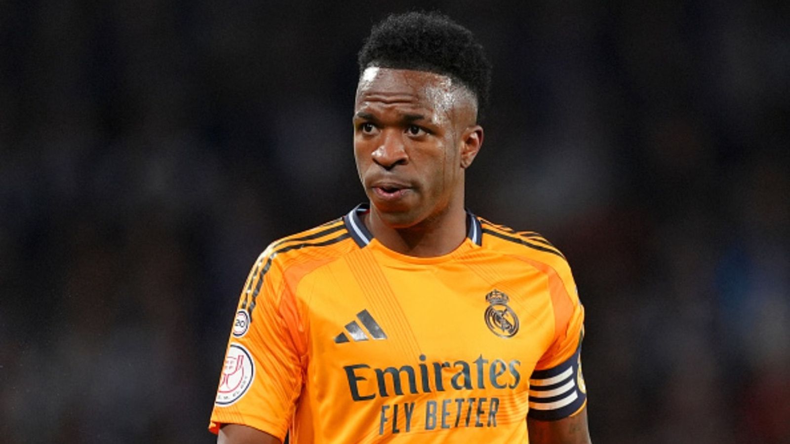 Vinicius Junior endures racism as Real Madrid secures victory against Real Sociedad Vinicius Junior in the frame (via Getty)
