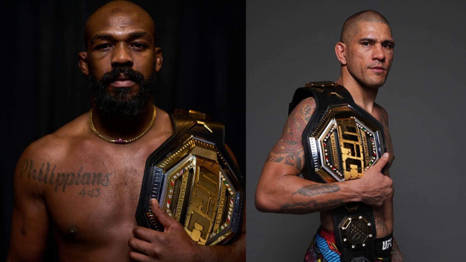 "Put the dots together," Alex Pereira drops a bomb on his showdown against Jon Jones Jon Jones and Alex Pereira in the frame (via Getty)