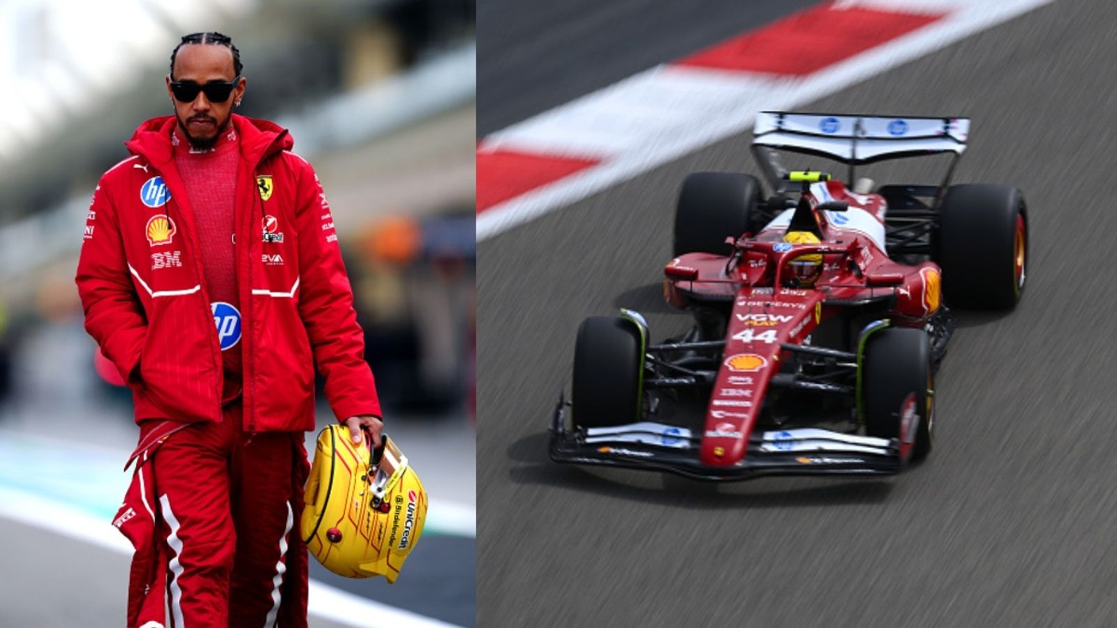 Lewis Hamilton steals the show for Ferrari at Bahrain testing ahead of 2025 season Lewis Hamilton in the news (via Getty)