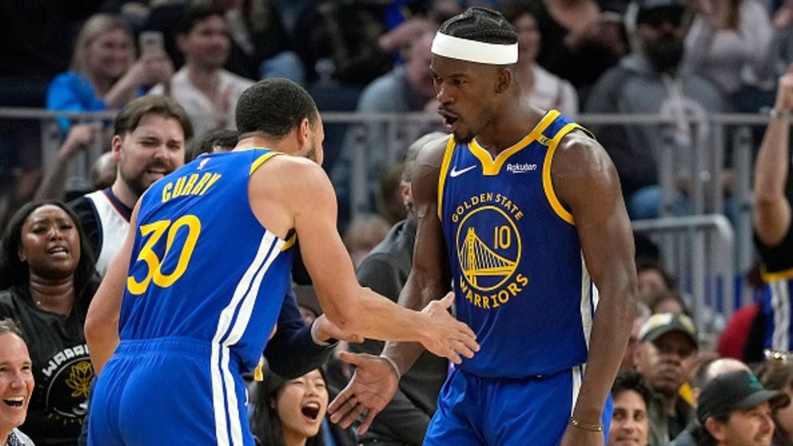 Jimmy Butler Injury Report: Will the Warriors' Star Forward Play Tonight Against Orlando? Stephen Curry and Jimmy Butler in the frame.
