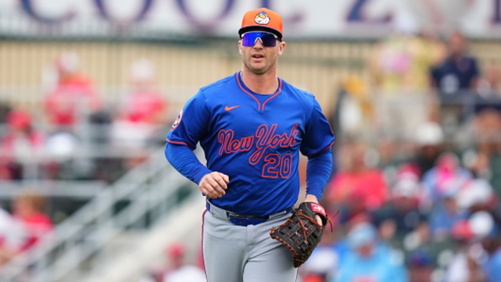 New Pete Alonso competition emerges as the New York Mets look for the future aspirations Pete Alonso in the frame (via Getty)
