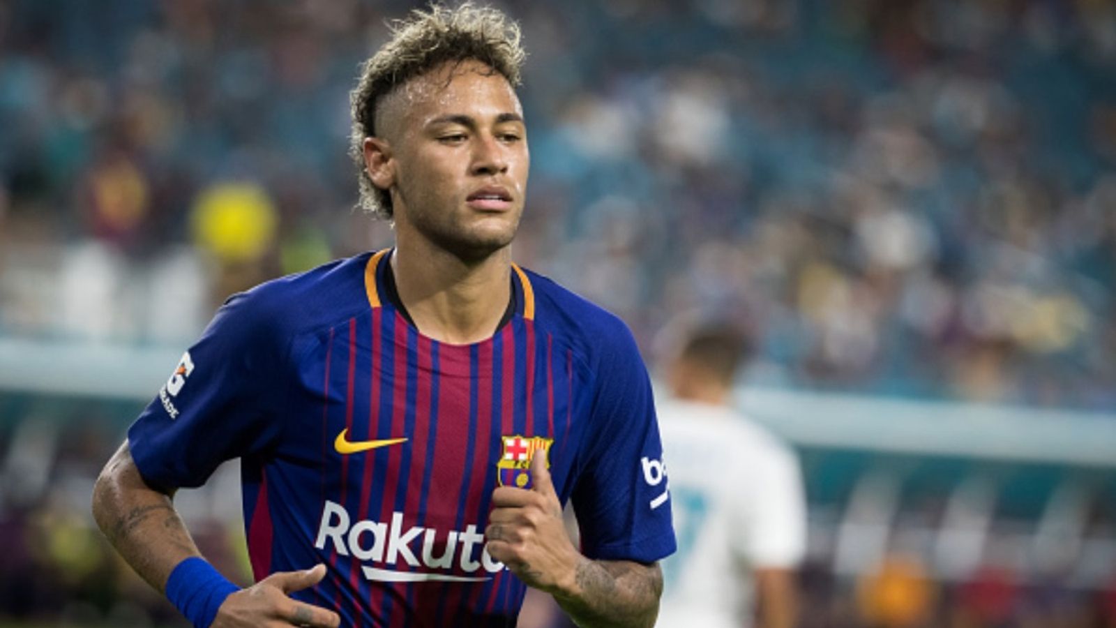 Neymar eyes Barcelona comeback as club engages in talks with Brazilian star's camp Neymar in the frame (via Getty)