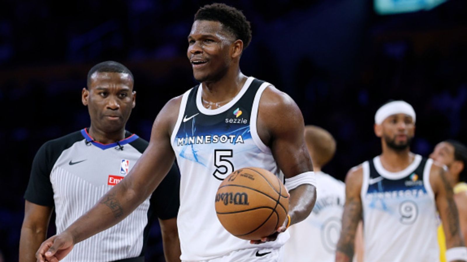 Anthony Edwards faces suspension after ejection in Timberwolves' loss to Lakers Anthony Edwards faces suspension after ejection in Timberwolves' loss to Lakers