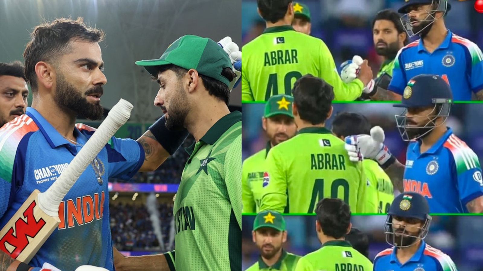 After controversial send off to Shubman Gill, Abrar Ahmed's latest social media post for Virat Kohli goes viral Virat Kohli and Abrar Ahmed