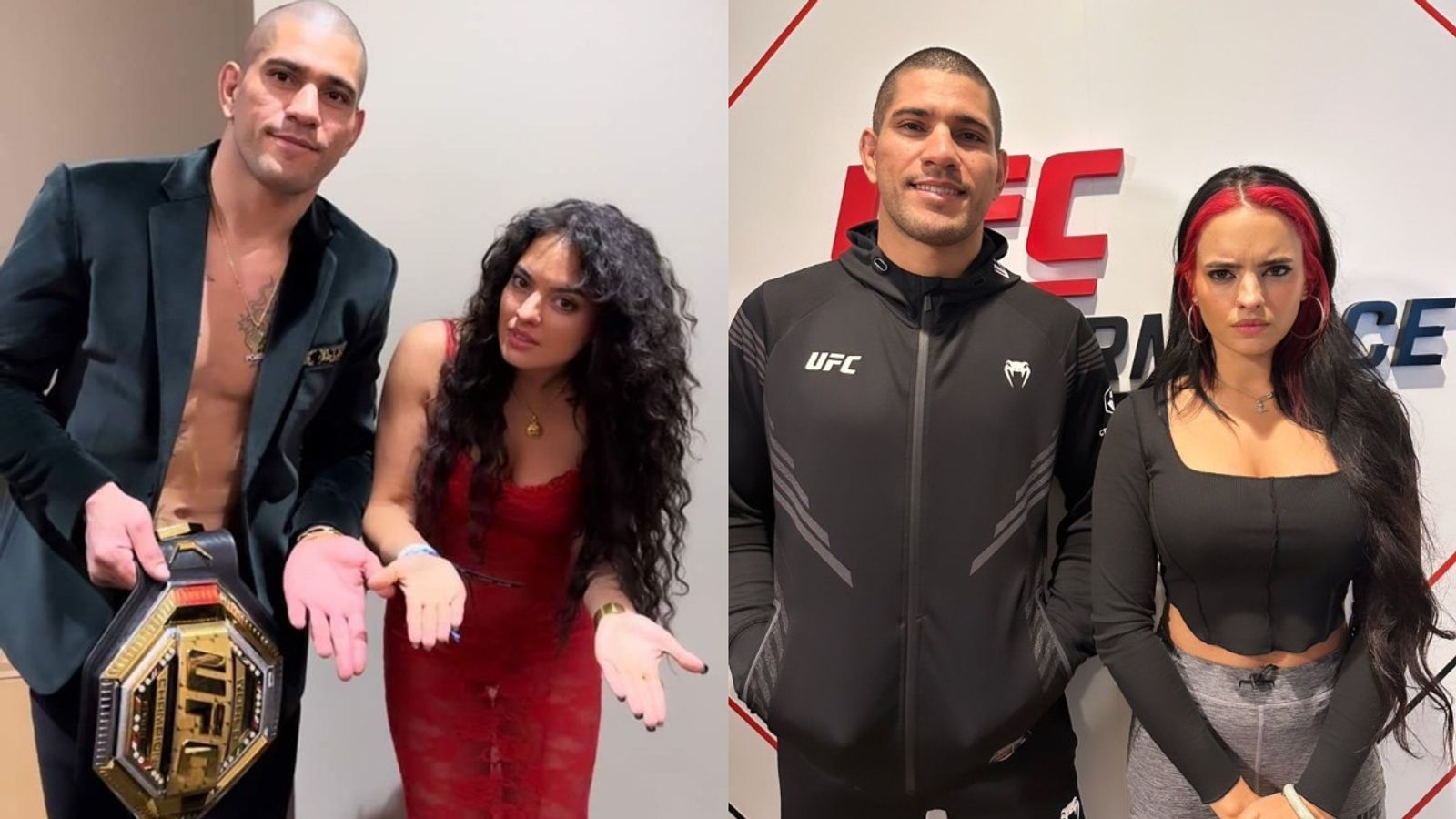 What is 'Nina Curse'? know as Alex Pereira’s Training With Nina-Marie Daniele Sparks Fears Ahead of Magomed Ankalaev Fight Alex Pereira with Nina Marie Daniele in the frame