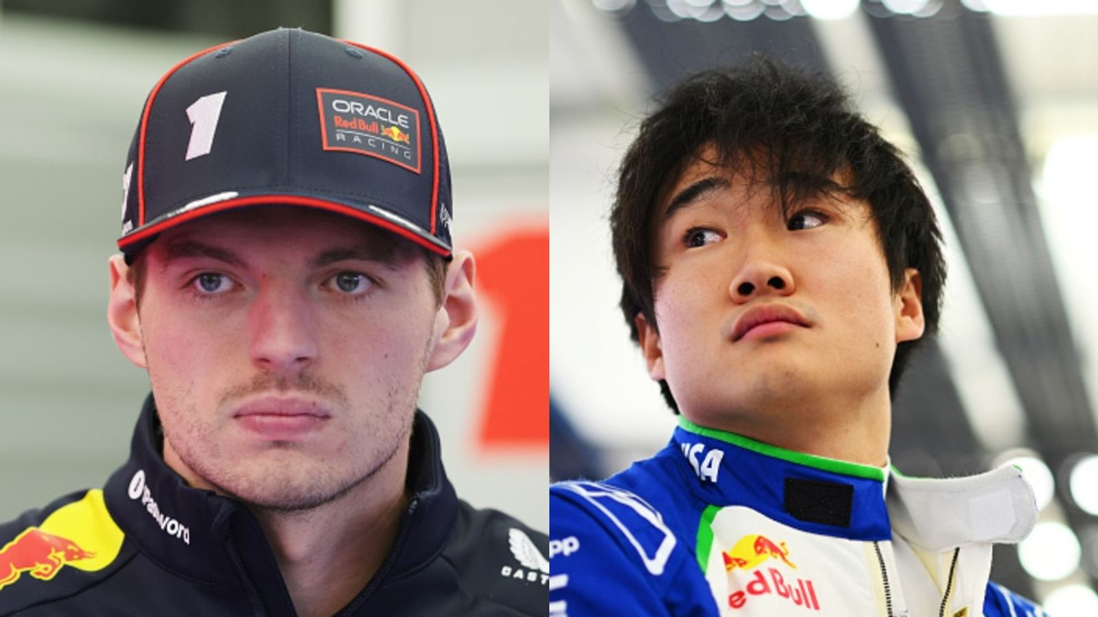 Max Verstappen to be axed for 2025, Yuki Tsunoda to step into the spotlight at Red Bull Max Verstappen and Yuki Tsunoda in the frame (via Getty)