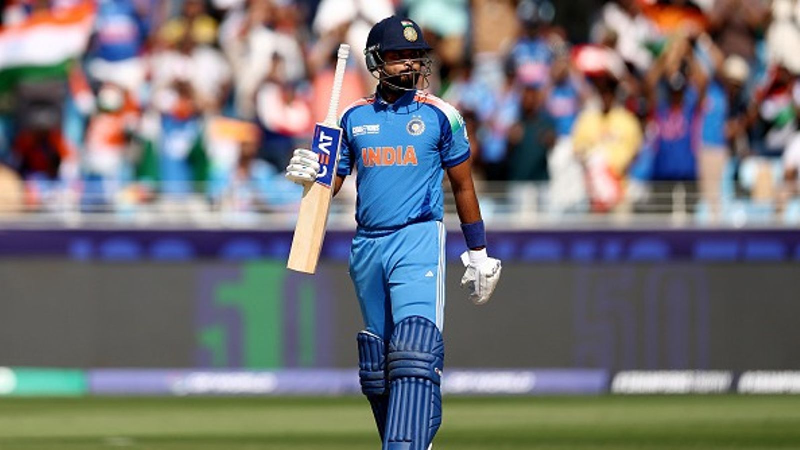 'The world starts talking about...': India's Champions Trophy winning star reacts as Shreyas Iyer rescues Rohit Sharma-led side vs NZ India batting star Shreyas Iyer celebrating his fifty during Champions Trophy clash against New Zealand