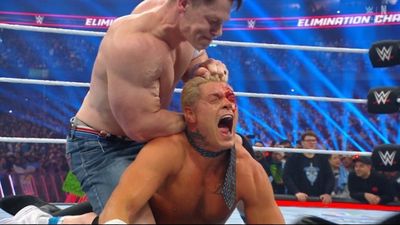 John Cena wins his career's last Elimination Chamber match, turns heel after 20 years and 16 WWE Championships taking WWE world by storm John Cena and Cody Rhodes in Elimination Chamber 2025