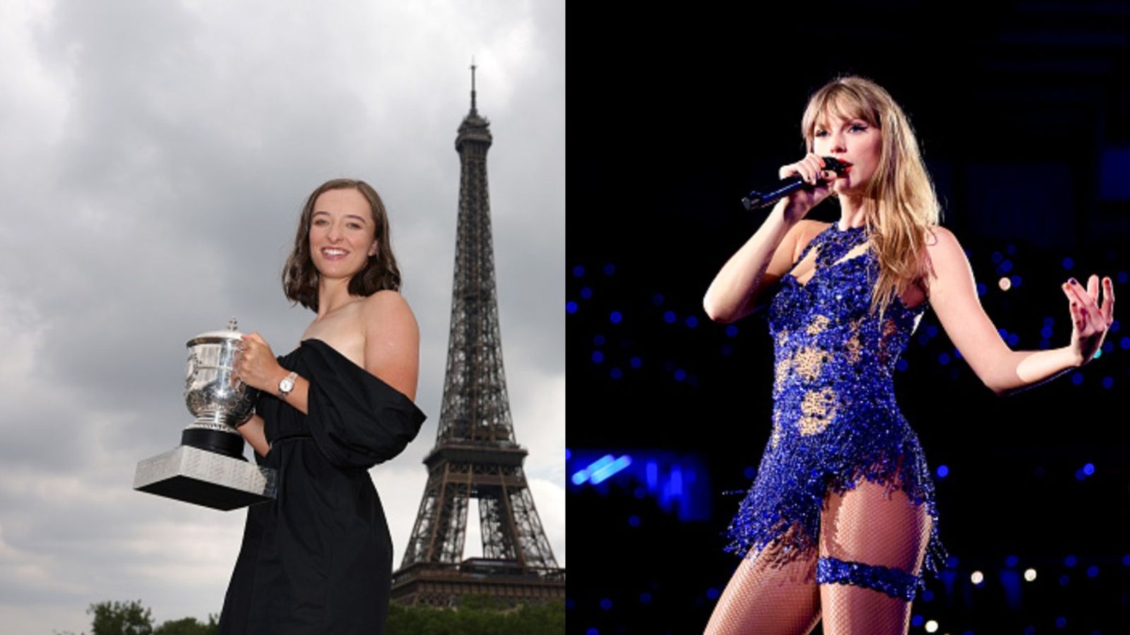 Game, Set, Swiftie! World No. 2 Iga Swiatek Names the Taylor Swift Album That Made Her a Die-Hard Swiftie Iga Swiatek and Taylor Swift in the frame
