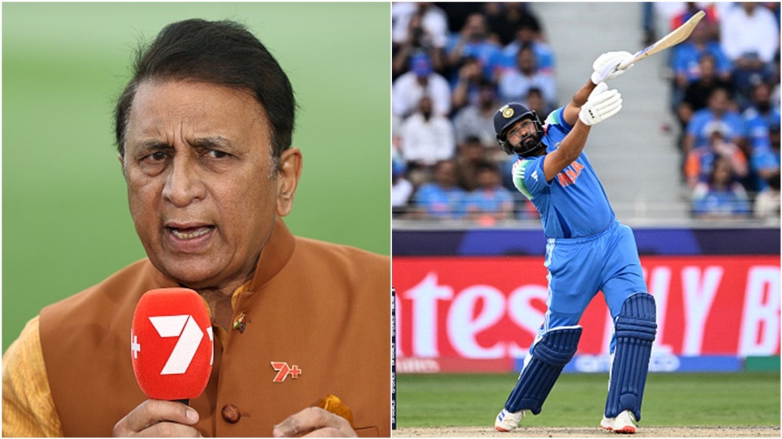 'Opening batsman does not have to play only 10 overs': Sunil Gavaskar's hard-hitting advice to Rohit Sharma ahead of Champions Trophy 2025 semifinal vs Australia Legendary Indian cricketer Sunil Gavaskar; Rohit Sharma plays a shot during Champions Trophy 2025 match against Pakistan.