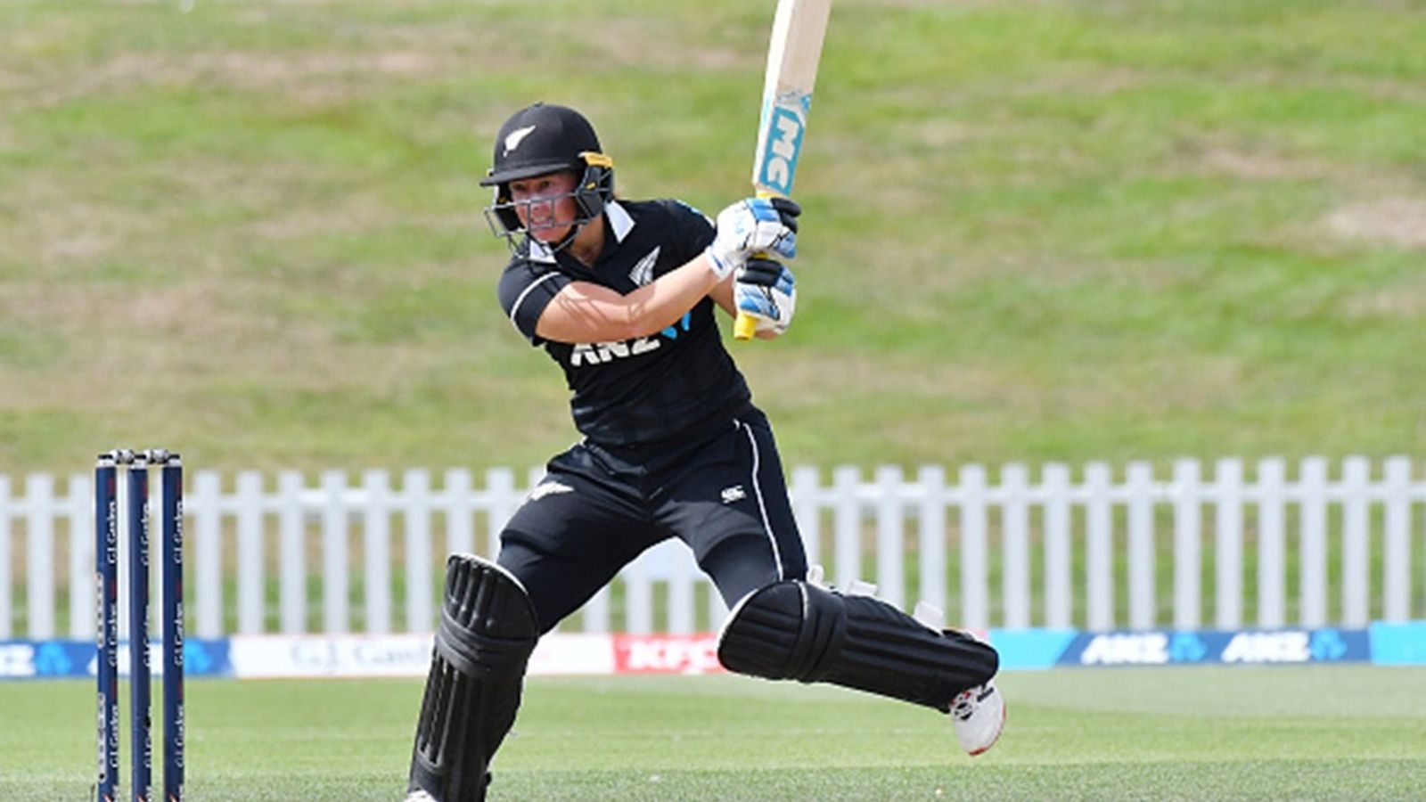 Big blow for New Zealand as star player ruled out due to injury, 20-year-old left-arm spinner with 17 ODI wickets named replacement New Zealand's Hayley Jensen bats during the first ODI between New Zealand Women and England Women at Hagley Oval in Christchurch, on February 23, 2021.