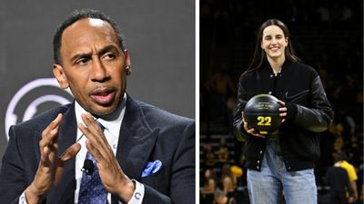'This sister is something special': Stephen A. Smith Identifies Rising Star Who Can Challenge Caitlin Clark's Dominance Stephen A. Smith and Caitlin Clark in the frame.