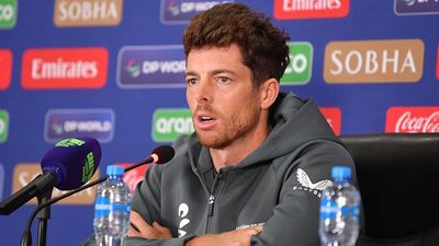 New Zealand captain Mitchell Santner calls out Champions Trophy's hectic schedule ahead of semi-final clash against South Africa, says 'scheduling is an issue...exhausting on the body' Mitchell Santner in frame