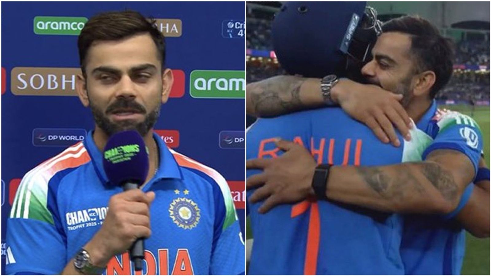 Virat Kohli admits he went against the plan he made with KL Rahul during run chase, says 'Usually that's the template I follow but sometimes...' KL Rahul, Virat Kohli celebrate after the 4-wicket win over Australia in Champions Trophy 2025 semifinal.