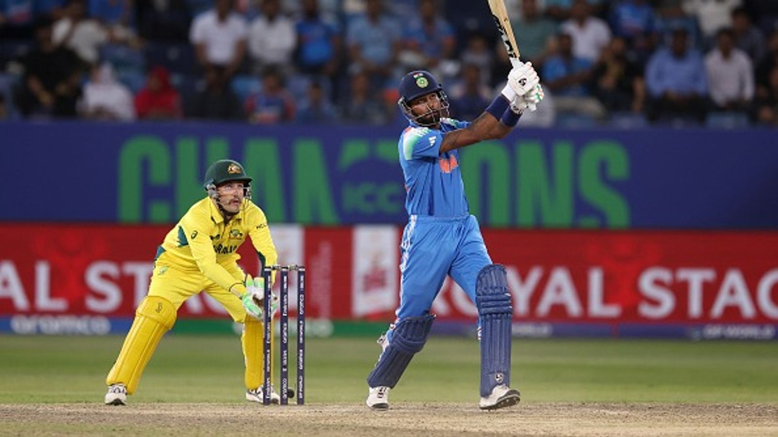 'Lift them on your shoulders...': Yograj Singh reacts on Hardik Pandya's match winning cameo against Australia Hardik Pandya of India bats watched by Australia wicketkeeper Josh Inglis during the ICC Champions Trophy 2025 semi final between India and Australia